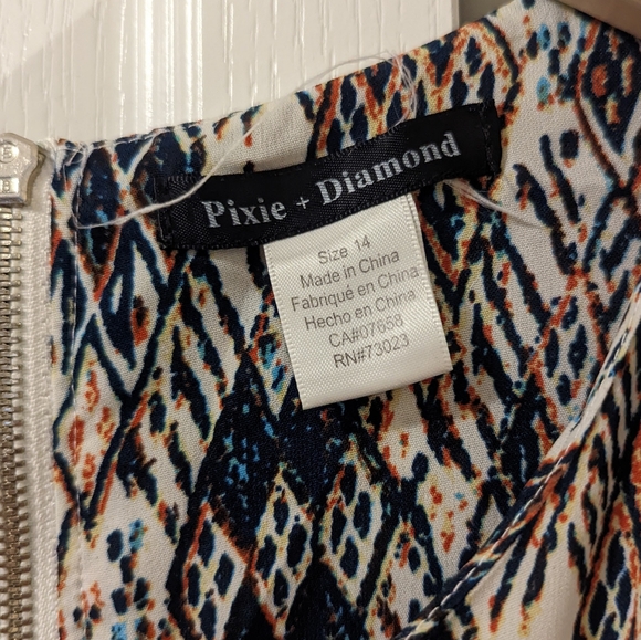 Pixie + Diamond Patterned Dress - Picture 3 of 6